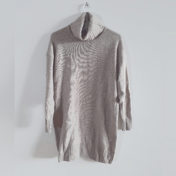 BNWT GAP dress turtleneck sweater dress in Pebble Gray. - Picture 1 of 4